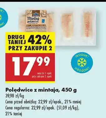 Biedronka Poledwice z mintaja Biedronka oferta
