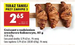 Biedronka Croissant z nadzieniem orzechowo-kakaowym Biedronka oferta