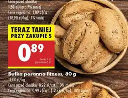 Biedronka Bułka poranna fitness Biedronka oferta