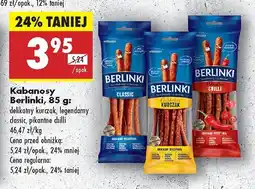 Biedronka Kabanosy Berlinki oferta