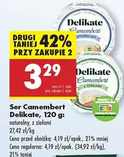Biedronka Ser Camembert Delikate oferta