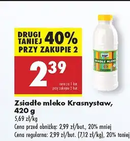 Biedronka Mleko zsiadłe Krasnystaw oferta