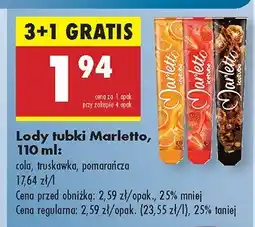 Biedronka Lody tubki Marletto oferta