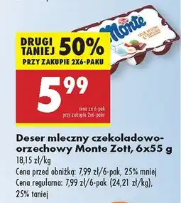 Biedronka Deser mleczny Monte Zott oferta