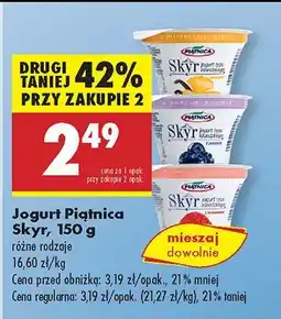 Biedronka Jogurt Piątnica Skyr oferta