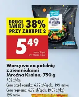 Biedronka Warzywa na patelnię z ziemniakami Mroźna Kraina oferta