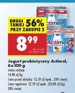 Biedronka Jogurt probiotyczny Actimel oferta