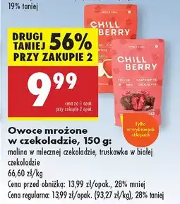 Biedronka Owoce mrożone w czekoladzie Chill Berry oferta
