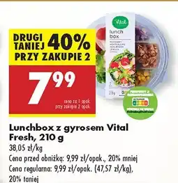 Biedronka Danie gotowe Lunchbox z gyrosem Vital Fresh oferta
