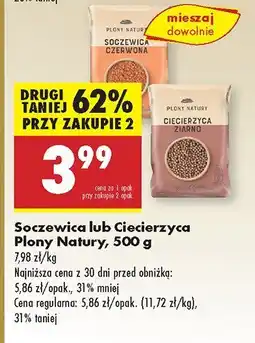 Biedronka Soczewica lub ciecierzyca Płony Natury oferta