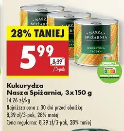 Biedronka Kukurydza Nasza Spiżarnia oferta