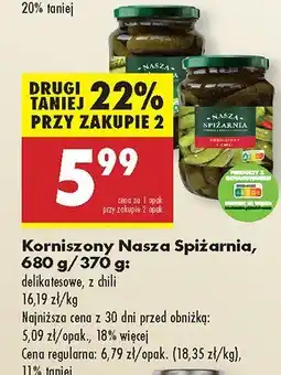 Biedronka Korniszony Nasza Spiżarnia oferta