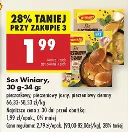 Biedronka Sos Winiary (pieczarkowy, pieczeniowy jasny, pieczeniowy ciemny) oferta