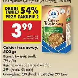 Biedronka Cukier trzcinowy Diamant, Królewski, Bakella oferta