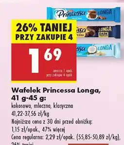 Biedronka Wafelek Princessa Longa oferta
