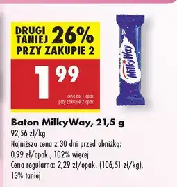 Biedronka Baton MilkyWay oferta