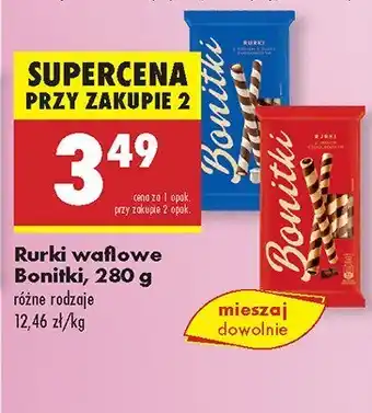 Biedronka Rurki waflowe Bonitki oferta