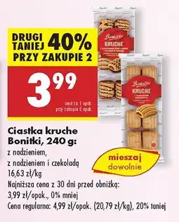 Biedronka Ciastka kruche Bonitki oferta