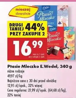 Biedronka Czekolada Ptasie Mleczko E.Wedel oferta