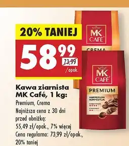 Biedronka Kawa ziarnista MK Cafe Premium, Crema oferta