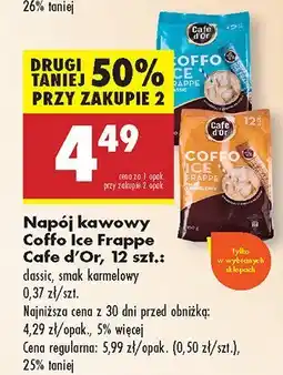 Biedronka Napój kawowy Coffo Ice Frappe Cafe d'Or Classic karmelowy oferta
