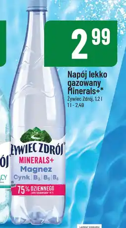 Polomarket Napój lekko gazowany Minerals+ Żywiec Zdrój oferta