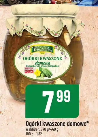 Polomarket Ogórki kwaszone domowe WaldiBen oferta