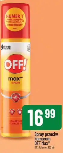 Polomarket Spray przeciw komarom OFF Max S.C. Johnson oferta