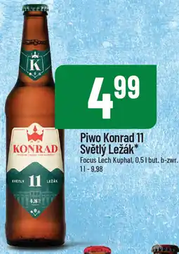 Polomarket Piwo Konrad 11 Světlý Ležák Focus Lech Kuphal oferta