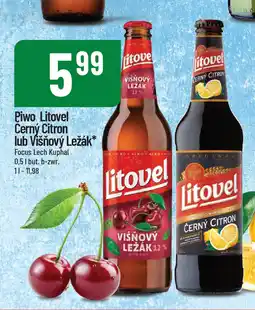 Polomarket Piwo Litovel Cerný Citron lub Višňový Ležák Focus Lech Kuphal oferta