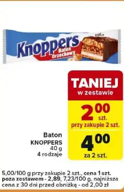 Carrefour Baton KNOPPERS oferta