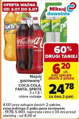 Carrefour Napój gazowany COCA-COLA, FANTA, SPRITE oferta