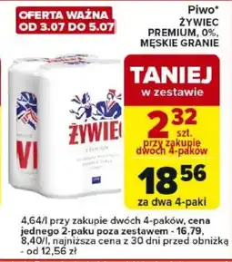 Carrefour Piwo ŻYWIEC PREMIUM, 0%, MĘSKIE GRANIE oferta