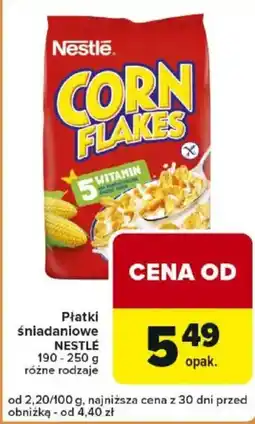 Carrefour Płatki śniadaniowe NESTLÉ oferta