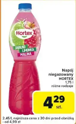 Carrefour Napój niegazowany HORTEX oferta