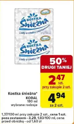 Carrefour Kostka śnieżna KORAL oferta