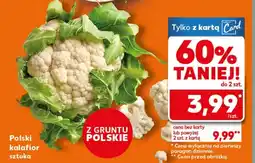 Kaufland Kalafior Polski oferta
