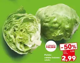 Kaufland Sałata lodowa oferta