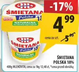 Arhelan Śmietana polska 18% Mlekovita oferta