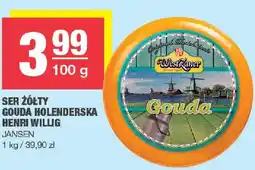 Spar Ser żółty Gouda Holenderska Henri Willig oferta