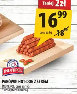 Arhelan Parówki hot-dog z serem Indykpol oferta