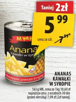 Arhelan Ananas kawałki w syropie M&S oferta