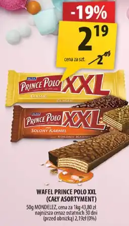 Arhelan Wafel Prince Polo XXL (cały asortyment) oferta