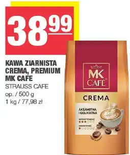 Spar Kawa ziarnista Crema Premium MK Cafe Strauss Cafe oferta