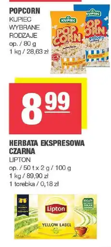 Spar Herbata ekspresowa czarna Lipton oferta