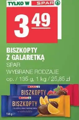 Spar Biszkopty z galaretką Spar oferta