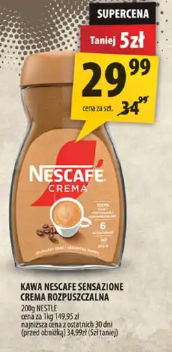 Arhelan Kawa Nescafe Sensazione Crema rozpuszczalna oferta