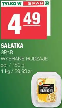 Spar Sałatka Spar oferta