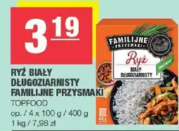 Spar Ryż biały długoziarnisty Familijne Przysmaki Topfood oferta