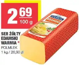 Spar Ser żółty edamski Warmia Polmlek oferta